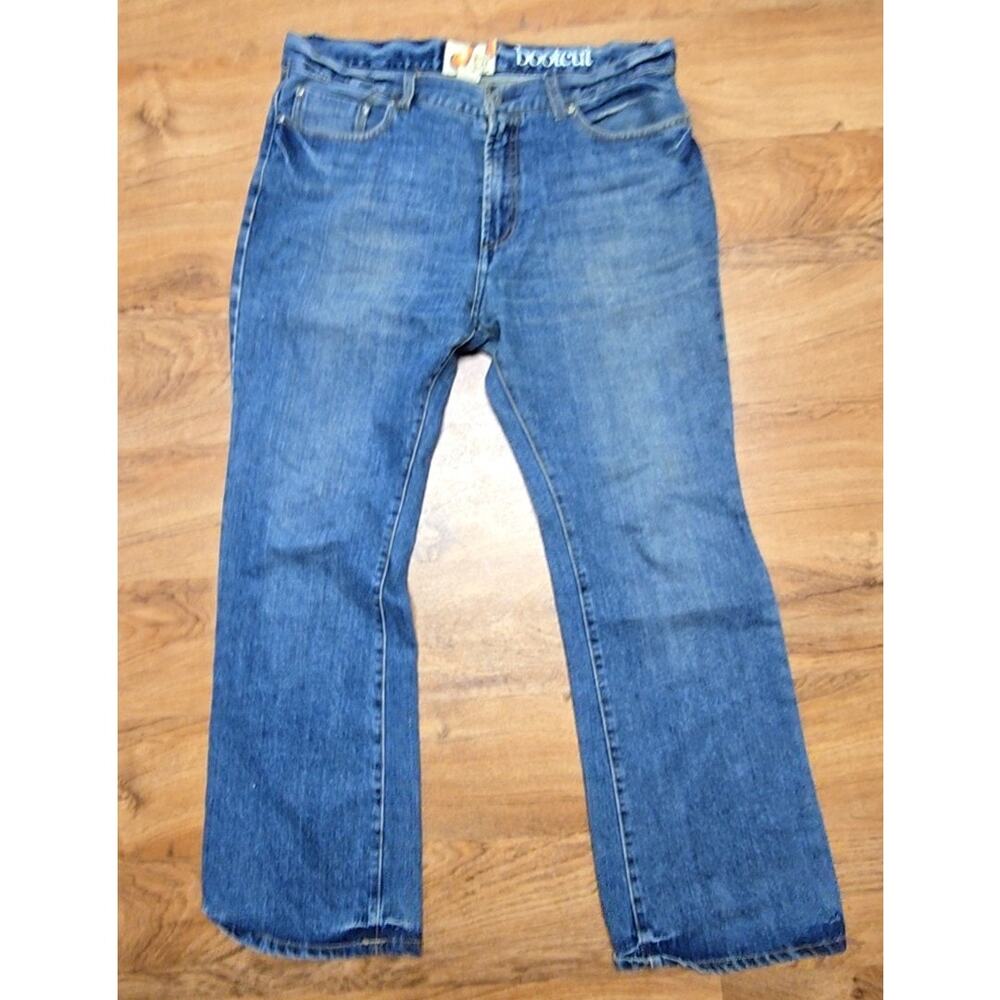 Vintage OP Ocean Pacific Bootcut Jeans Mens 36x30 Blue Denim 2000s Y2K